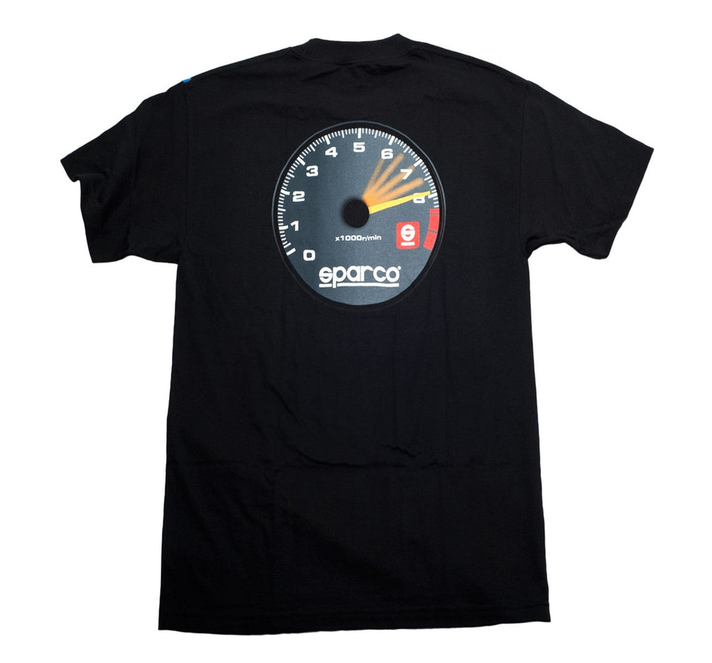 Sparco T-Shirt Tach Blk
