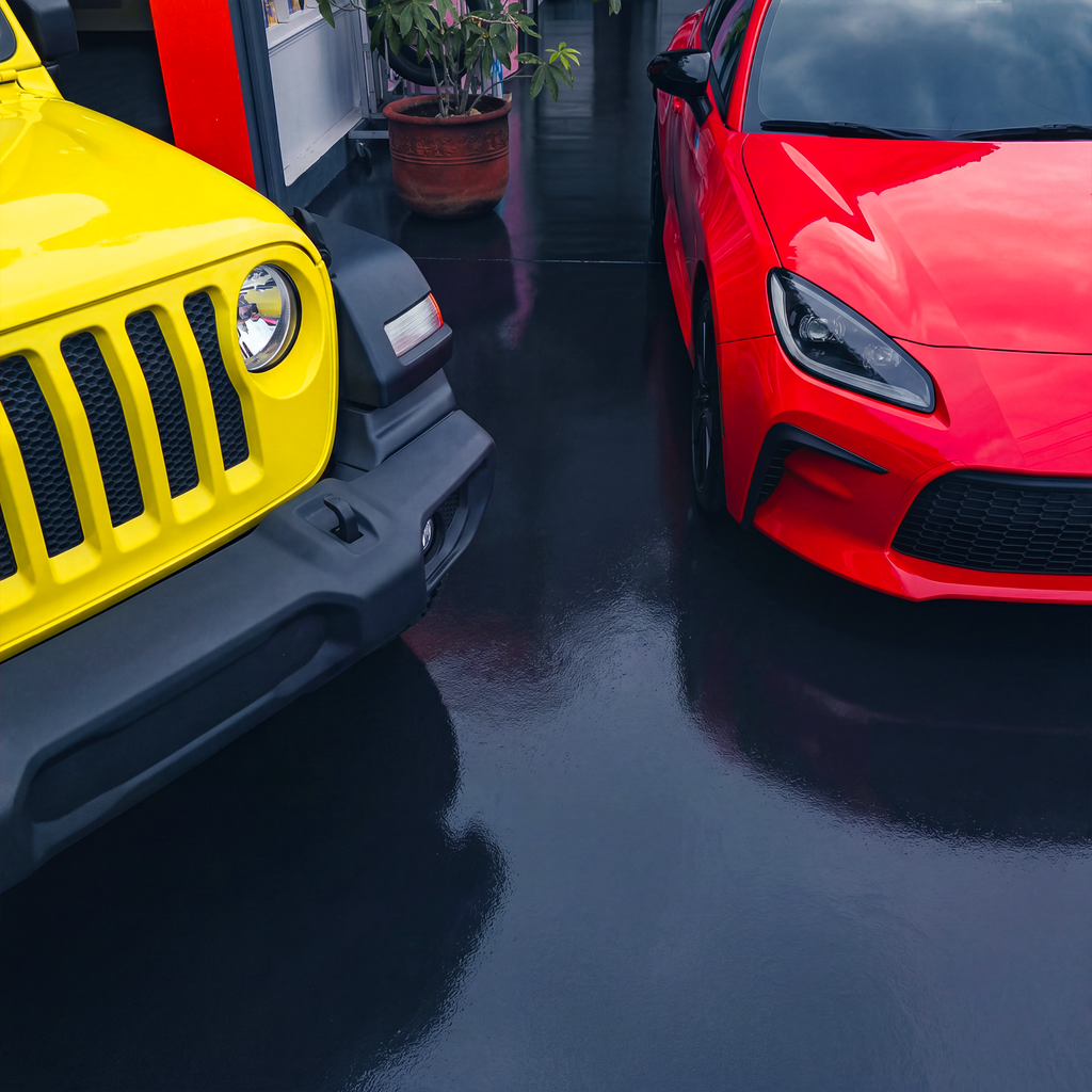 Toyota GR86 2023 y Jeep Wrangler 2023 Arte Digital
