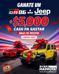 Toyota GR86 2023 y Jeep Wrangler 2024 Arte Digital